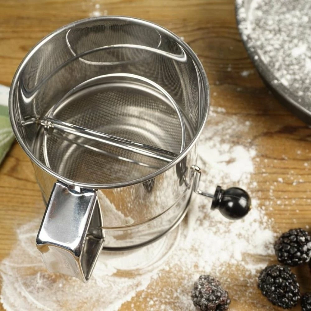 RSVP International RSVP Endurance Hand Crank Flour Sifter - 5 Cup - Image 2