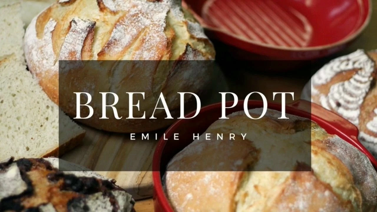 Emile Henry Ceramic Bread/Potato Cooker | Charcoal - Image 8
