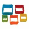 R&M International More Than Baking Plastic Square Cutters | 5-Piece