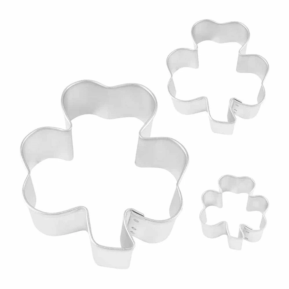R&M International More Than Baking Shamrock Cookie Cutters | 3-Piece - Image 2