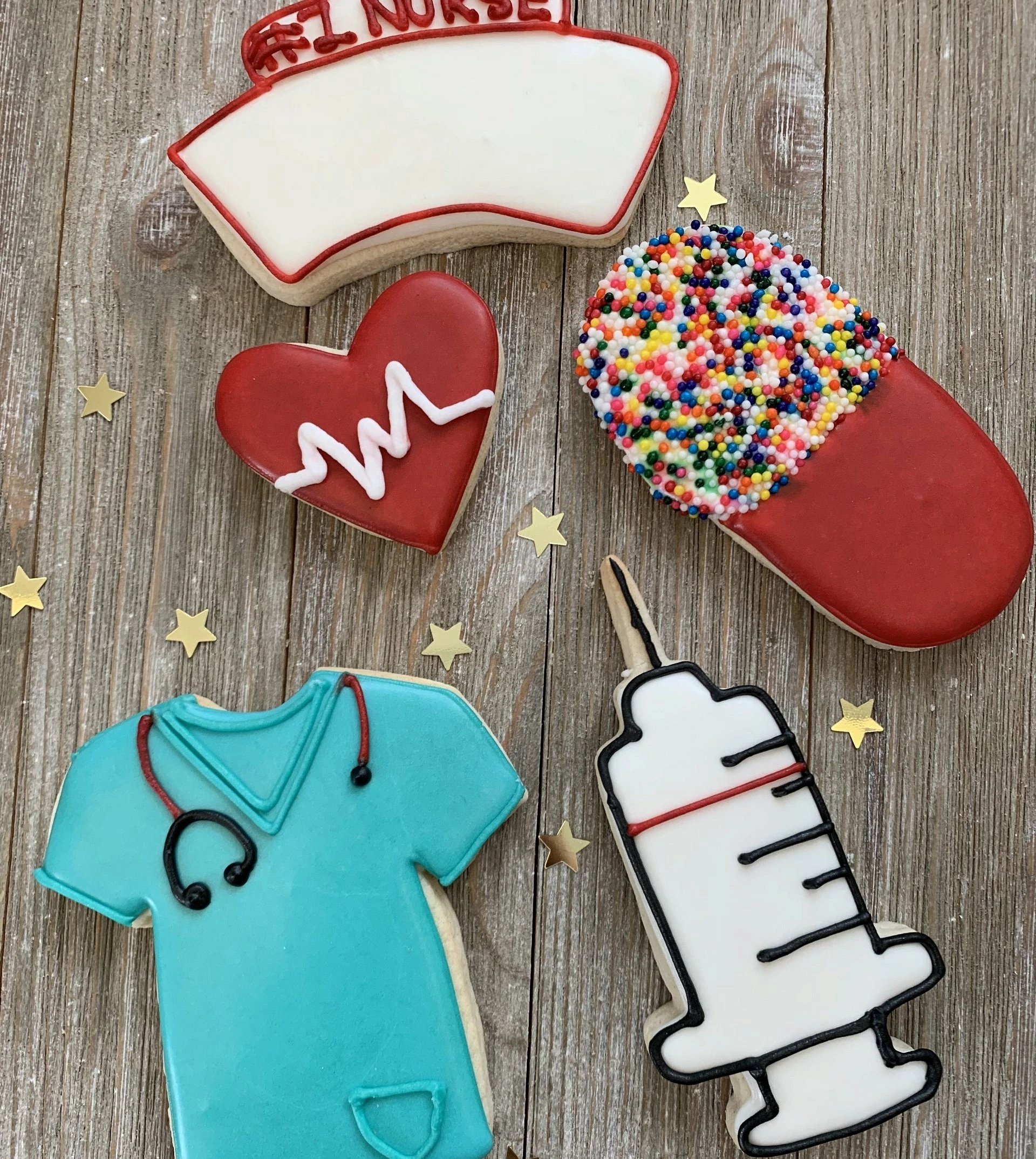 R&M International Nurse Cookie Cutter Set | 5-Piece - Image 2