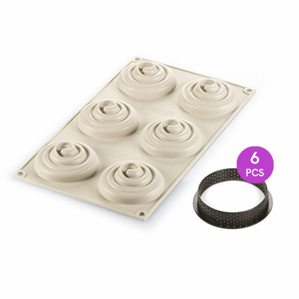Silikomart Mini Twist Tart Mold - Image 2