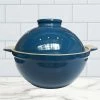 Sassafras Superstone Bread Dome | Blue Glaze