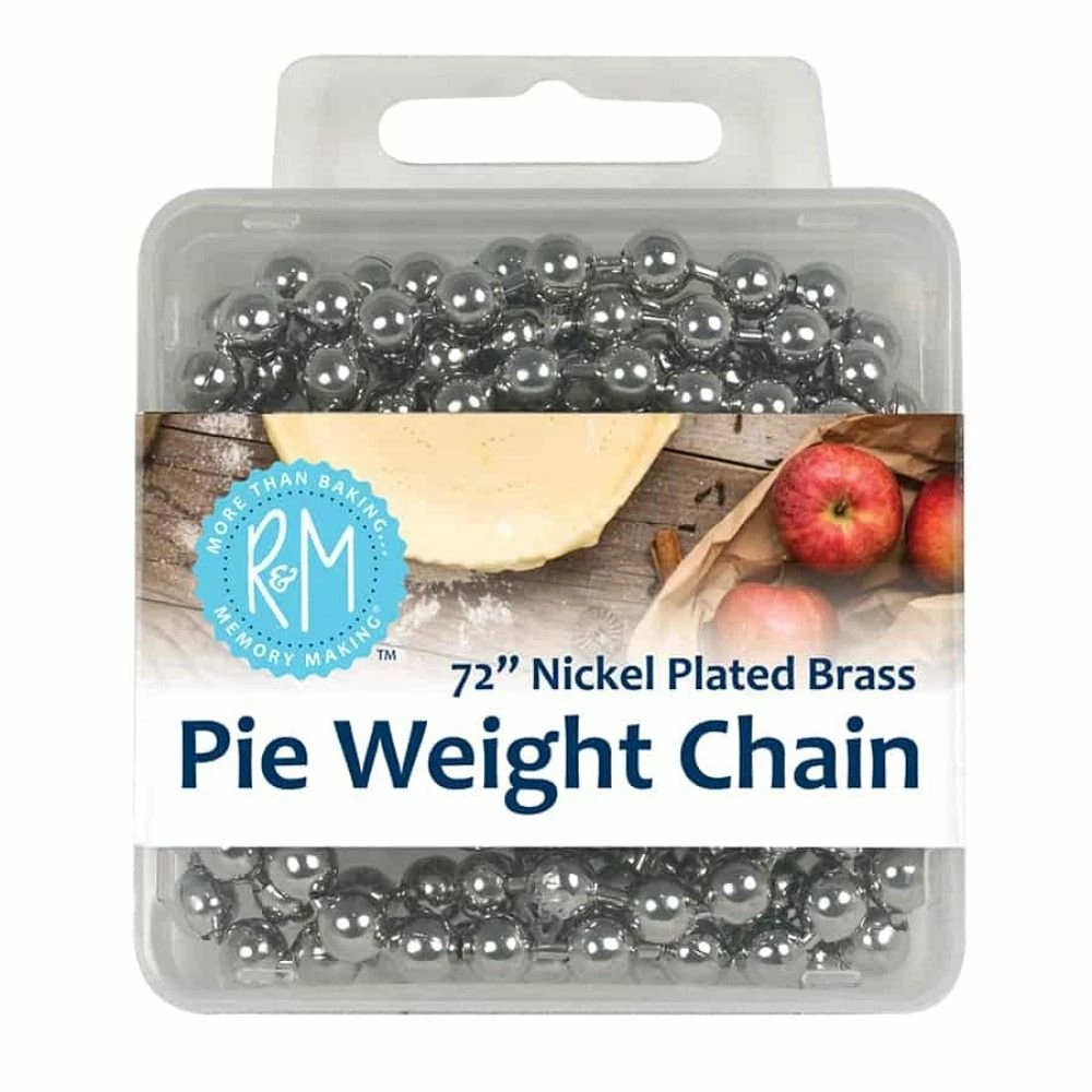 R&M International More Than Baking 72" Pie Weight Chain | Nickel Plated Brass