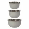 Now Designs Stainless Steel Mixing Bowls (Set Of 3) | Matte Fog
