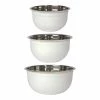Now Designs Stainless Steel Mixing Bowls (Set Of 3) | Matte White