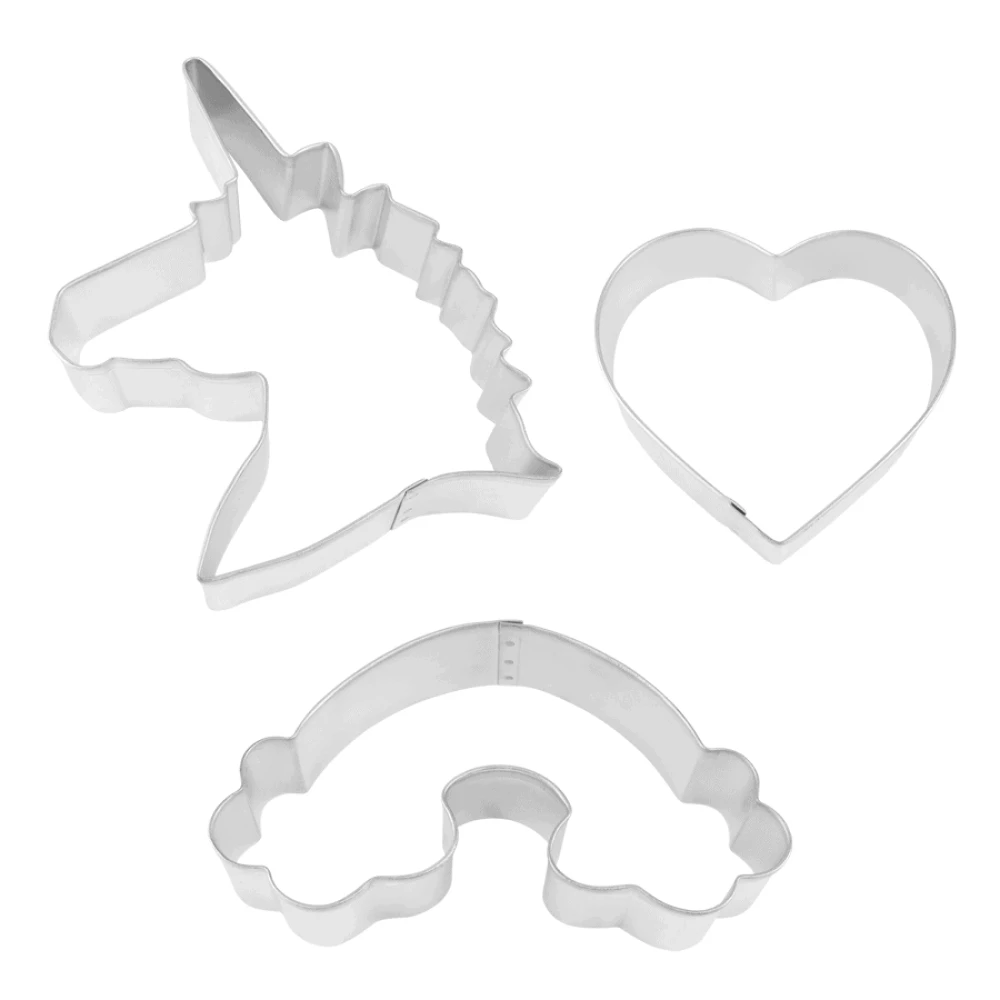 R&M International More Than Baking Unicorn Cookie Cutters | 3-Piece - Image 2