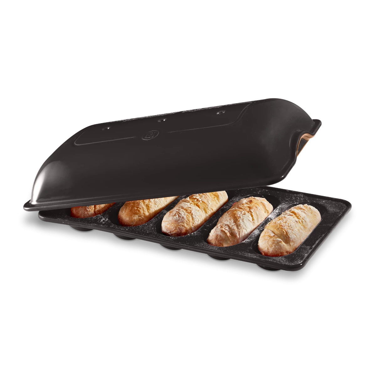 Emile Henry Mini Baguettes Baker | Charcoal - Image 2