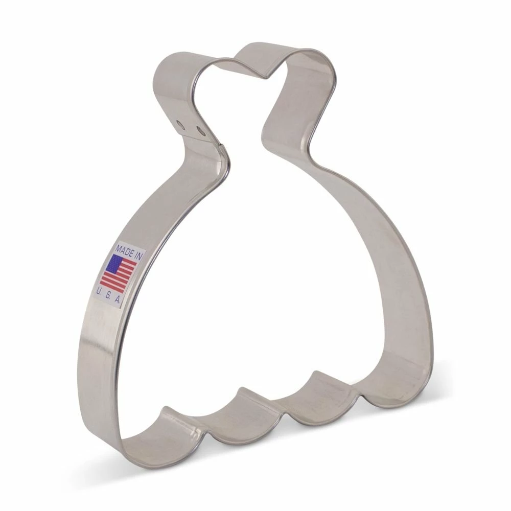 Ann Clark Ltd Ann Clark Cookie Cutter - Wedding Dress, 4" - Image 6