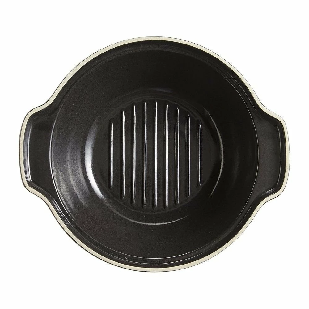 Emile Henry Ceramic Bread/Potato Cooker | Charcoal - Image 3