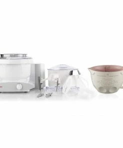 Bosch Universal Plus 6.5 Qt. Mixer + Flour Sifter & Baker's Pack + Mason Cash Innovative Kitchen Measuring Jug & Chocolate Chip Cookie Dough Mix