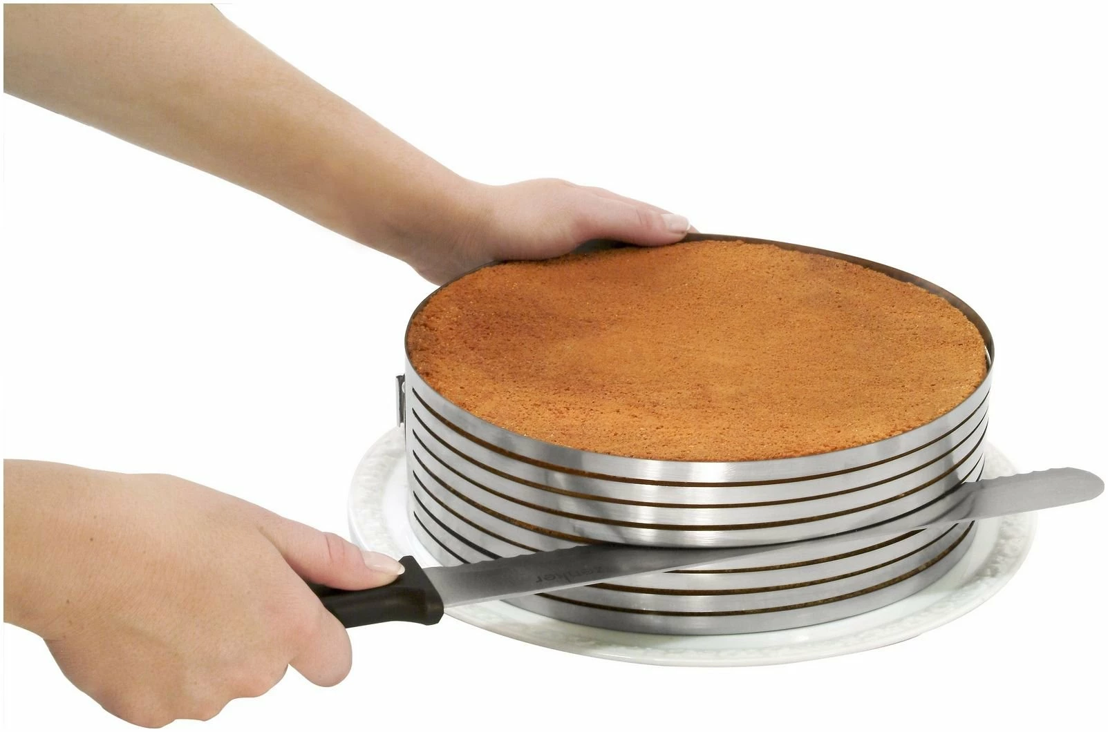 Frieling Layer Cake Slicing Kit, Stainless Steel - Image 4