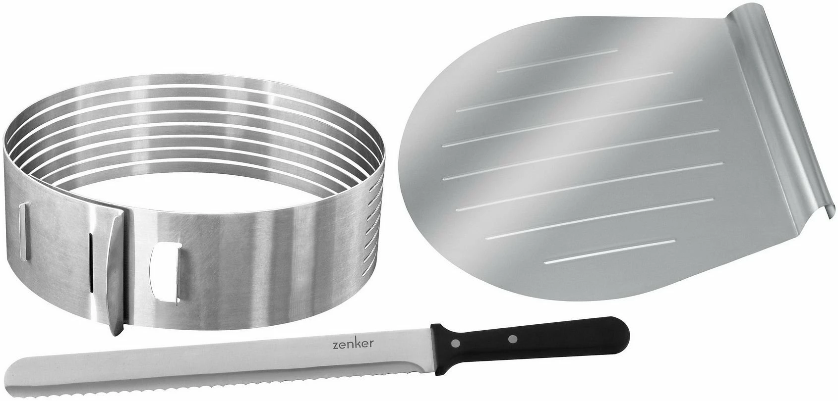 Frieling Layer Cake Slicing Kit, Stainless Steel