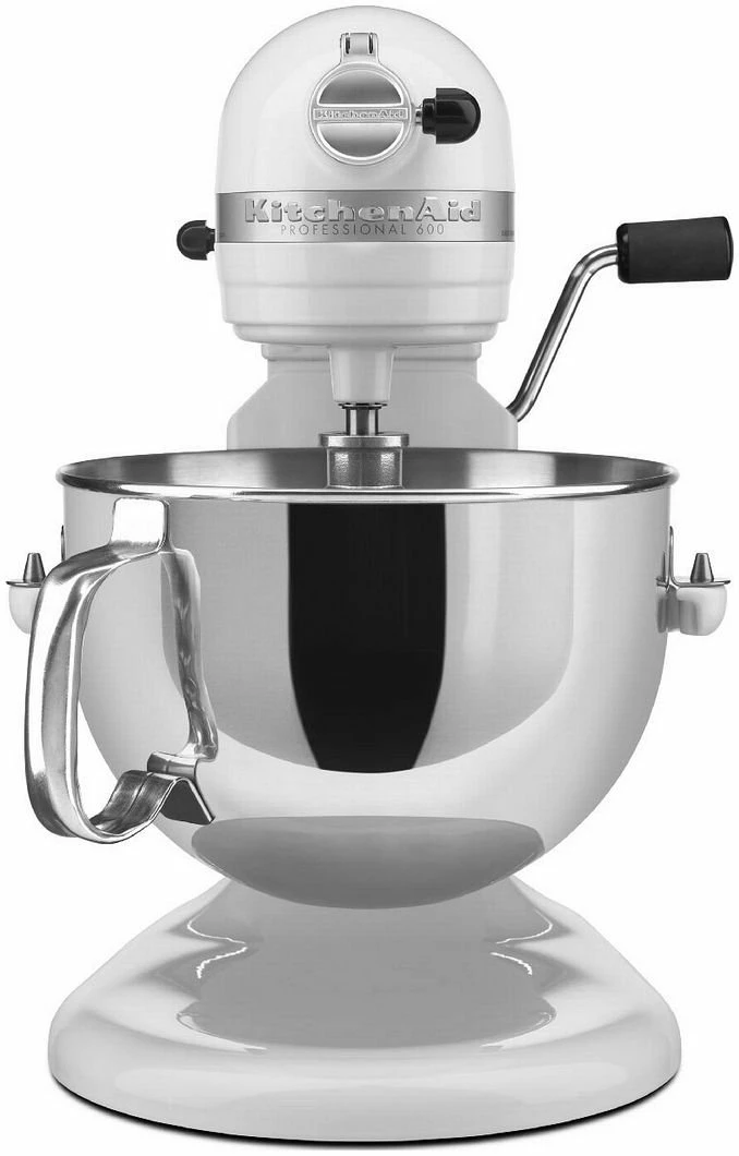 KitchenAid 6-Quart Pro 600 Bowl-Lift Stand Mixer | White - Image 4