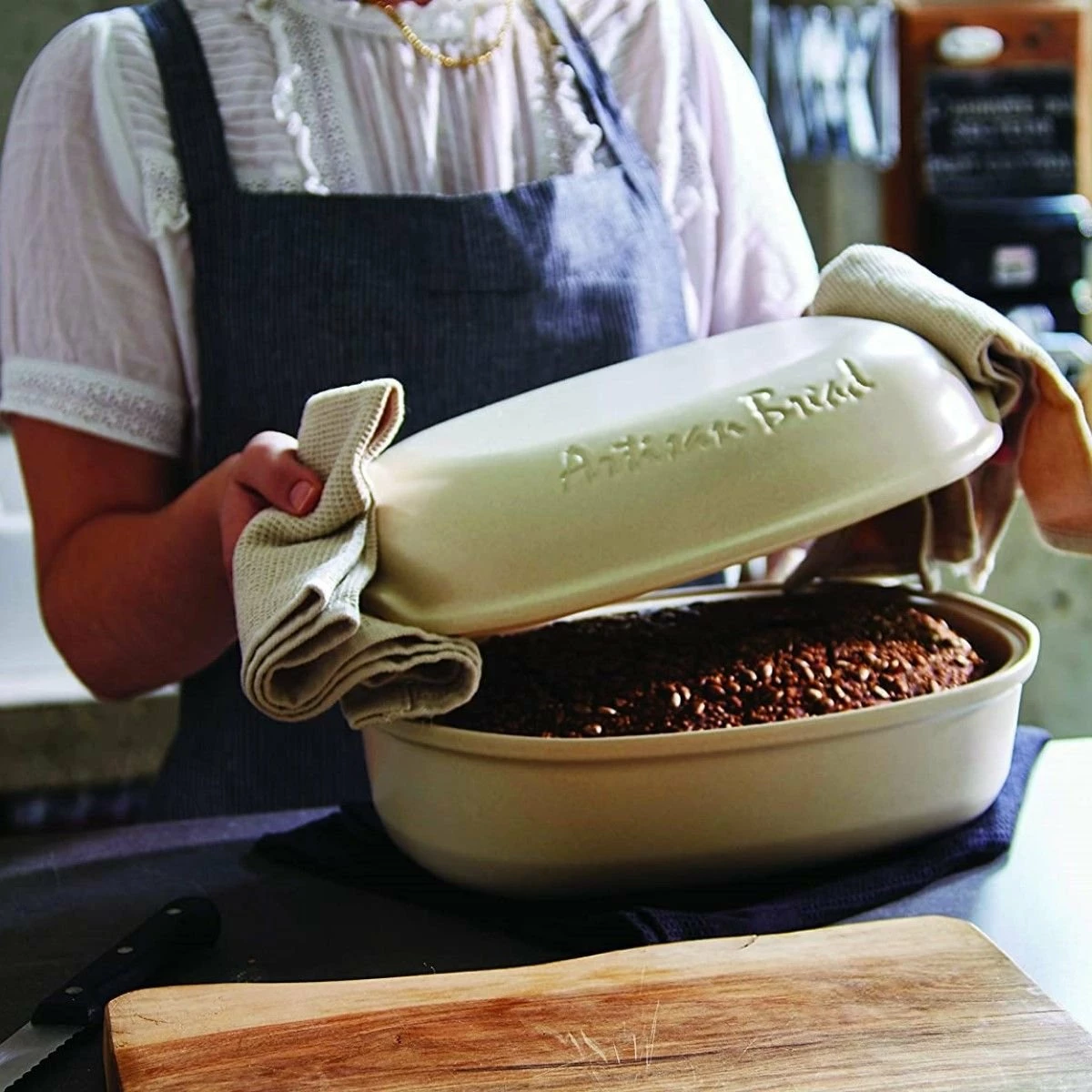 Emile Henry Artisan Bread Baker | Linen - Image 2