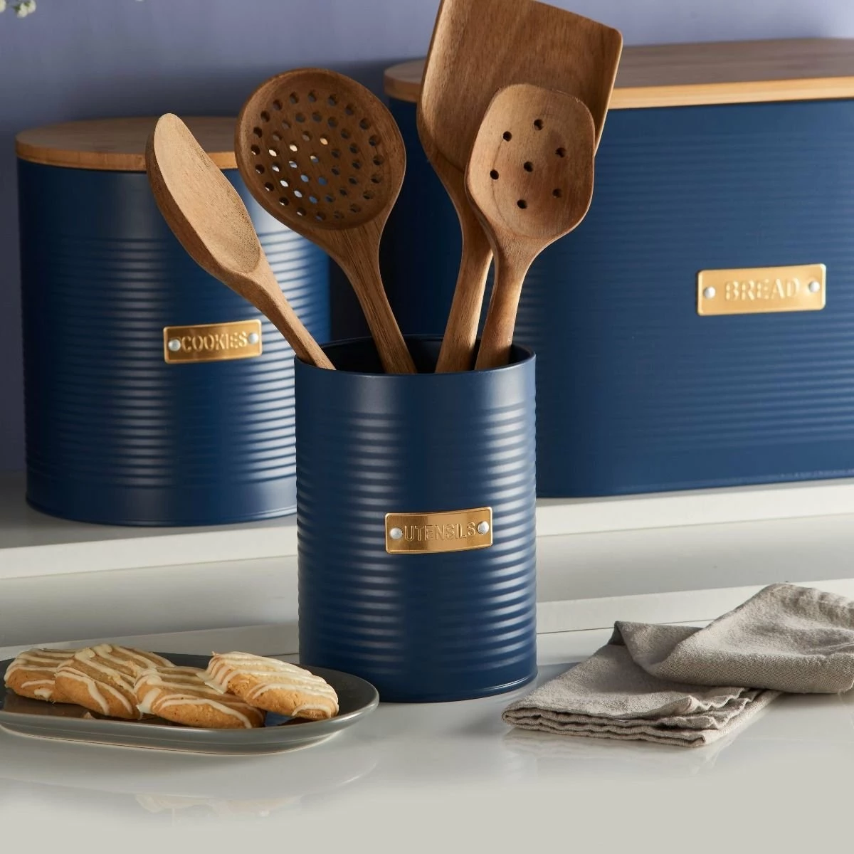 Typhoon Otto Collection | Bread Bin - Navy - Image 2