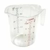 Winco Polycarbonate Measuring Cup | 1-Quart