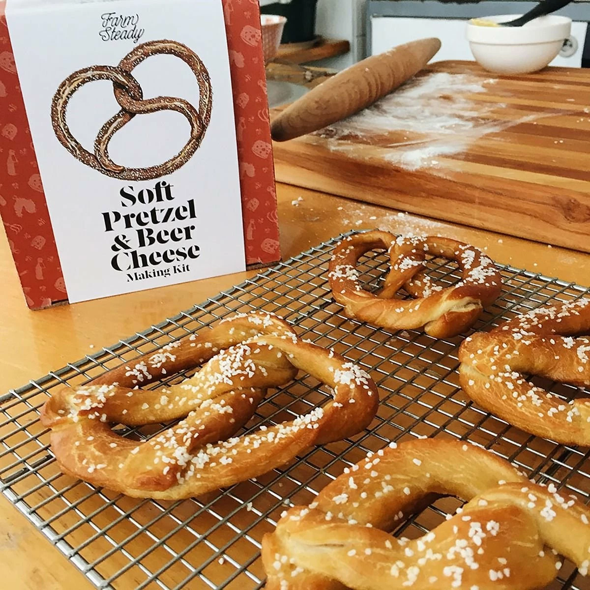 FarmSteady Soft Pretzel & Beer Cheese Making Kit - Image 5