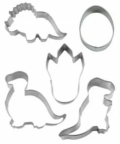 R&M International Baby Dinosaur Cookie Cutter Set | 5-Piece