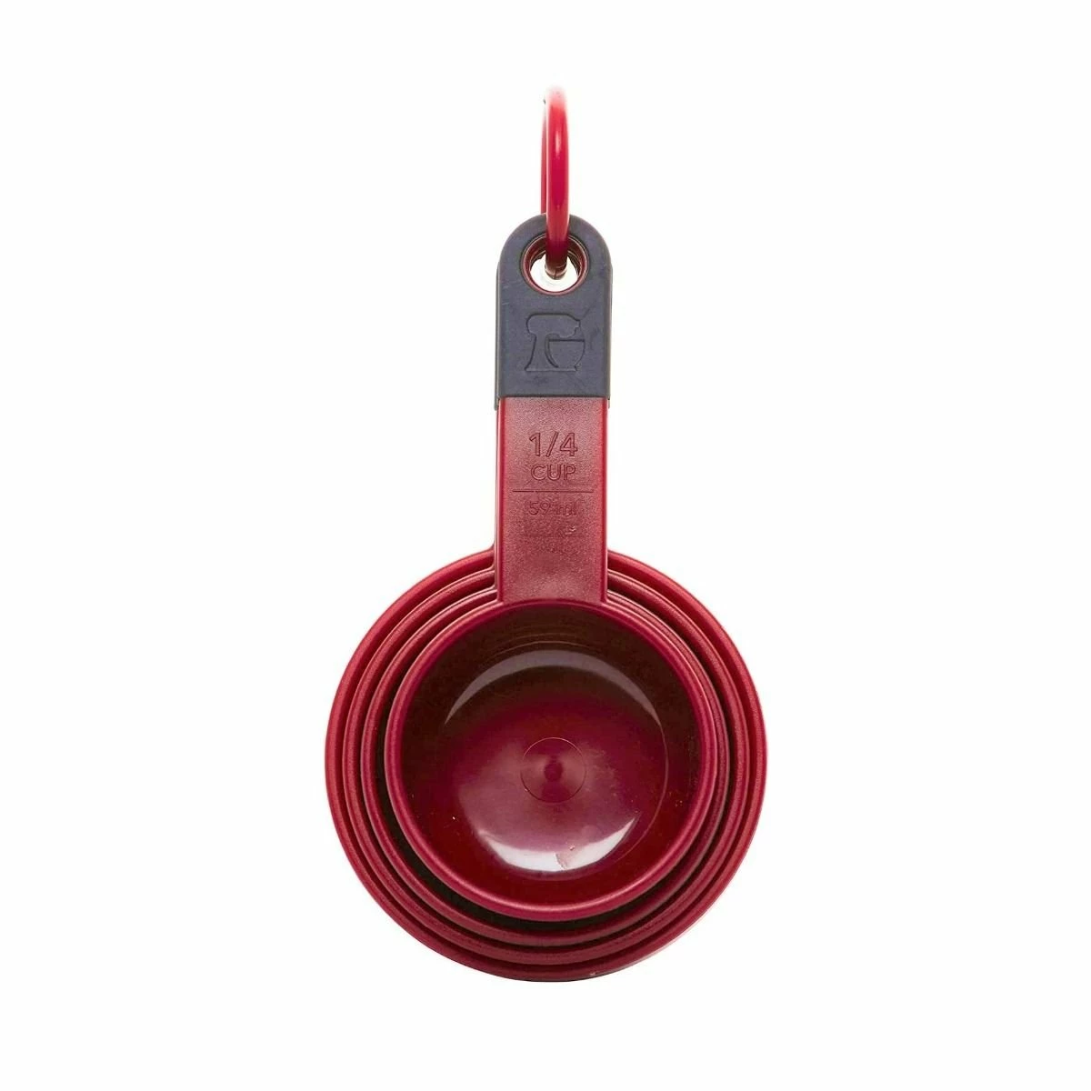 KitchenAid Non-Electrics KitchenAid Universal Measuring Cups & Spoons Set | Red - Image 2