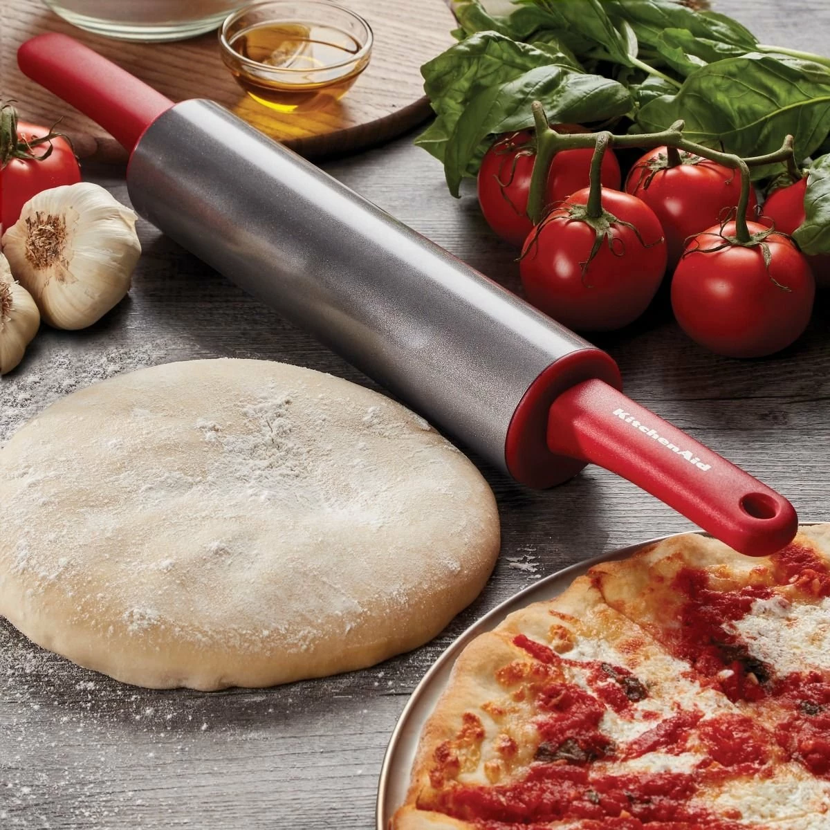 KitchenAid Non-Electrics KitchenAid Universal Rolling Pin | Red - Image 2