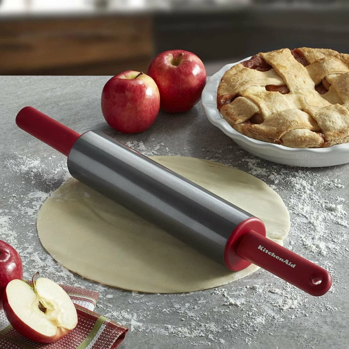 KitchenAid Non-Electrics KitchenAid Universal Rolling Pin | Red - Image 3