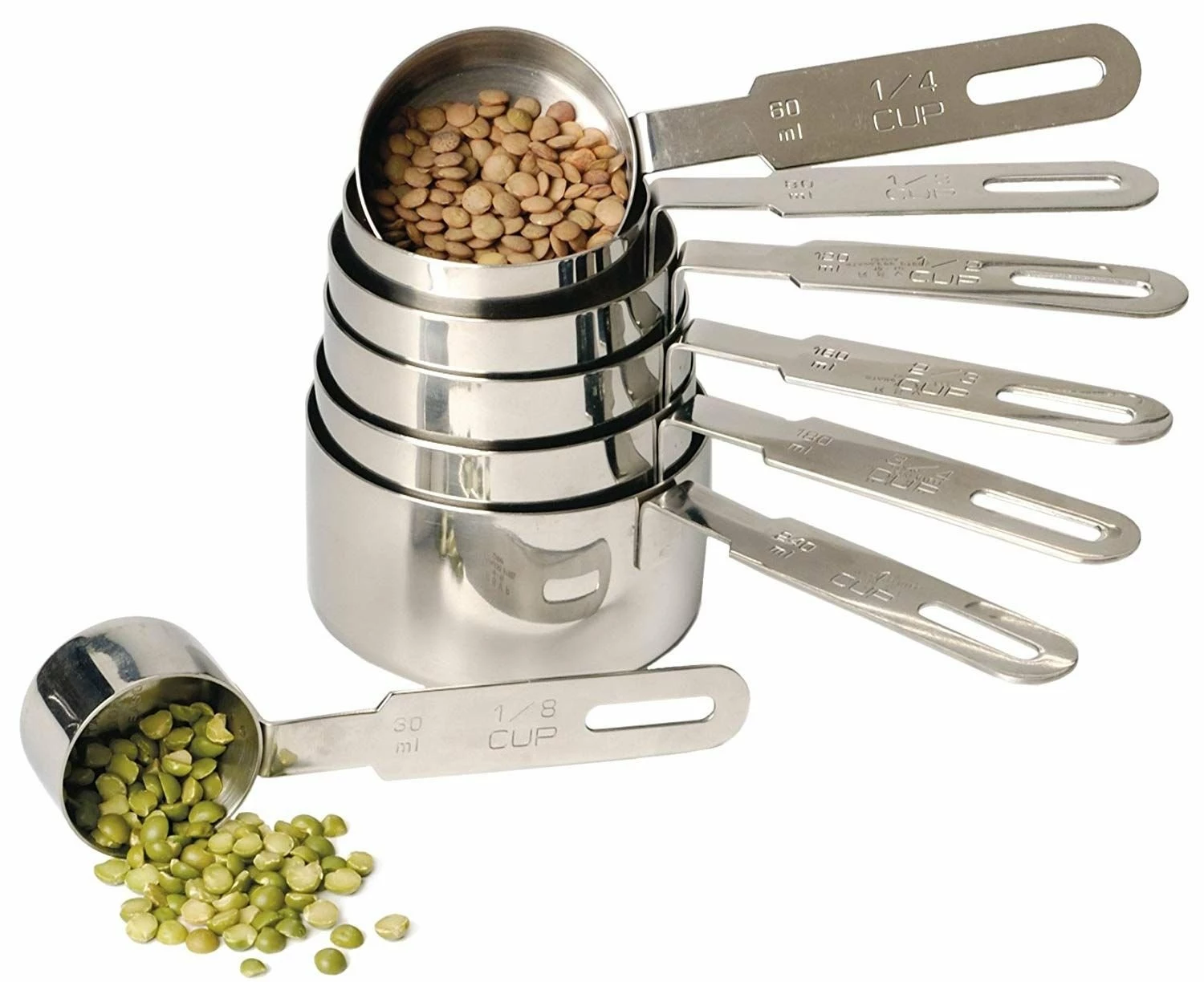 RSVP International RSVP Endurance Stainless Steel Measuring Cup Set