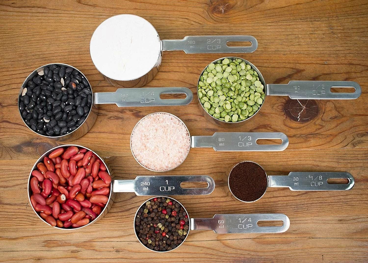 RSVP International RSVP Endurance Stainless Steel Measuring Cup Set - Image 2