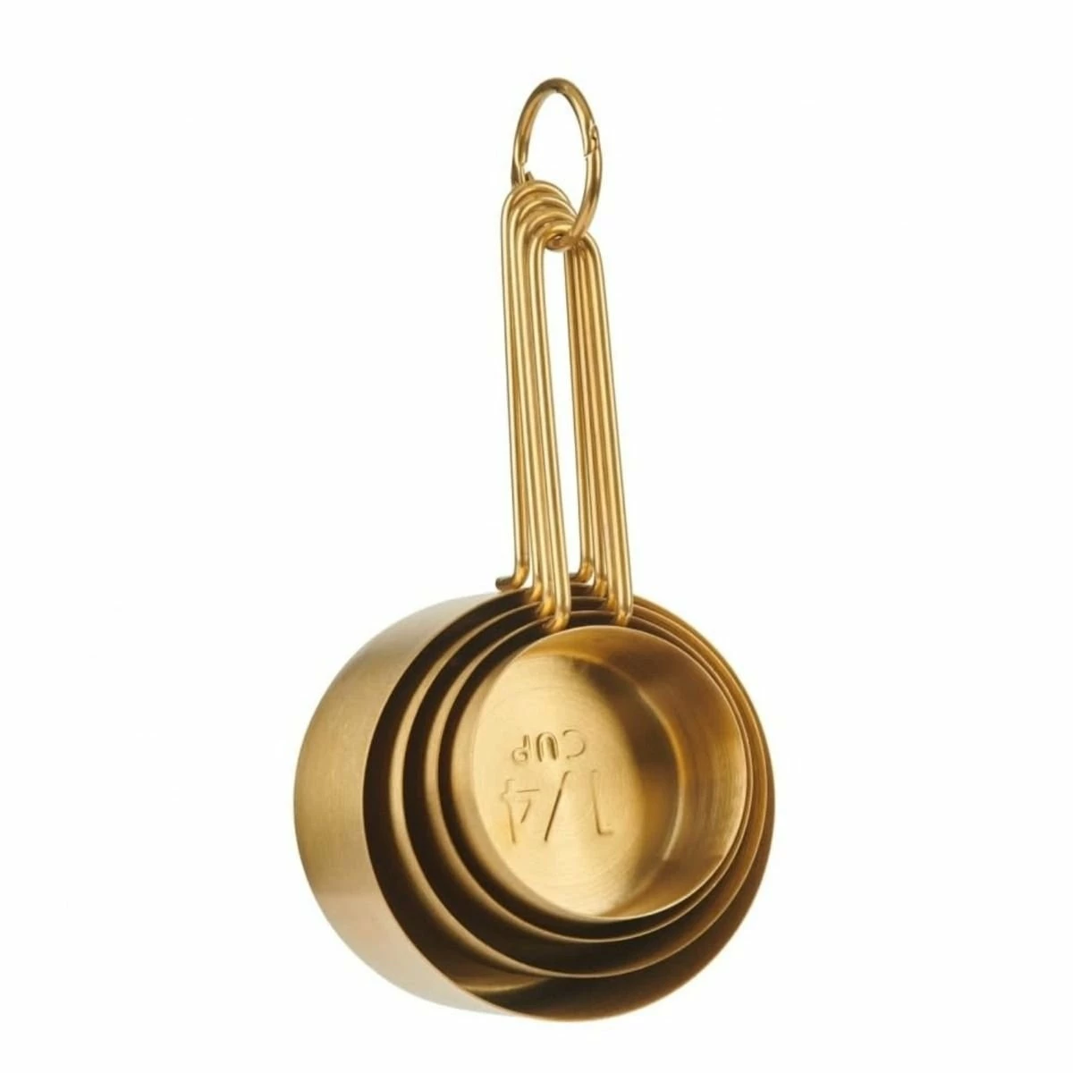 Trudeau Stainless Steel Measuring Cups | Gold